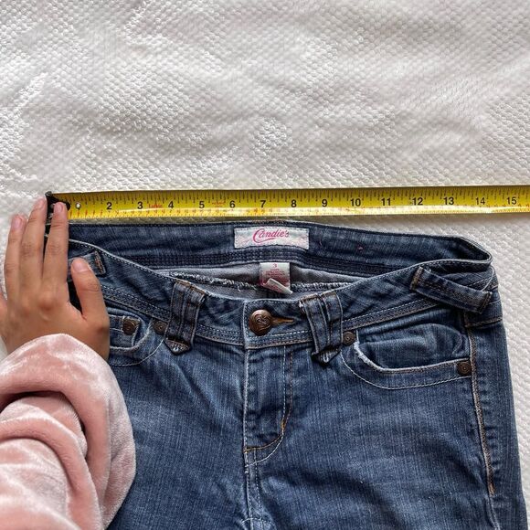 CANDIE’S LOW RISE FLARE JEANS - Picture 7 of 8
